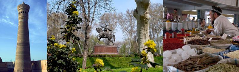 Central Asia Photos Three different photos