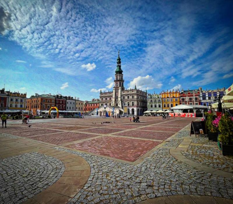 The Great Square in Zamość, Poland