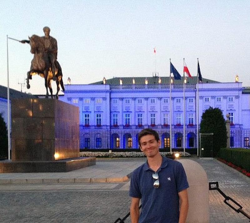 Ian Johnson in Warsaw, Poland Ian Johnson in Warsaw, Poland