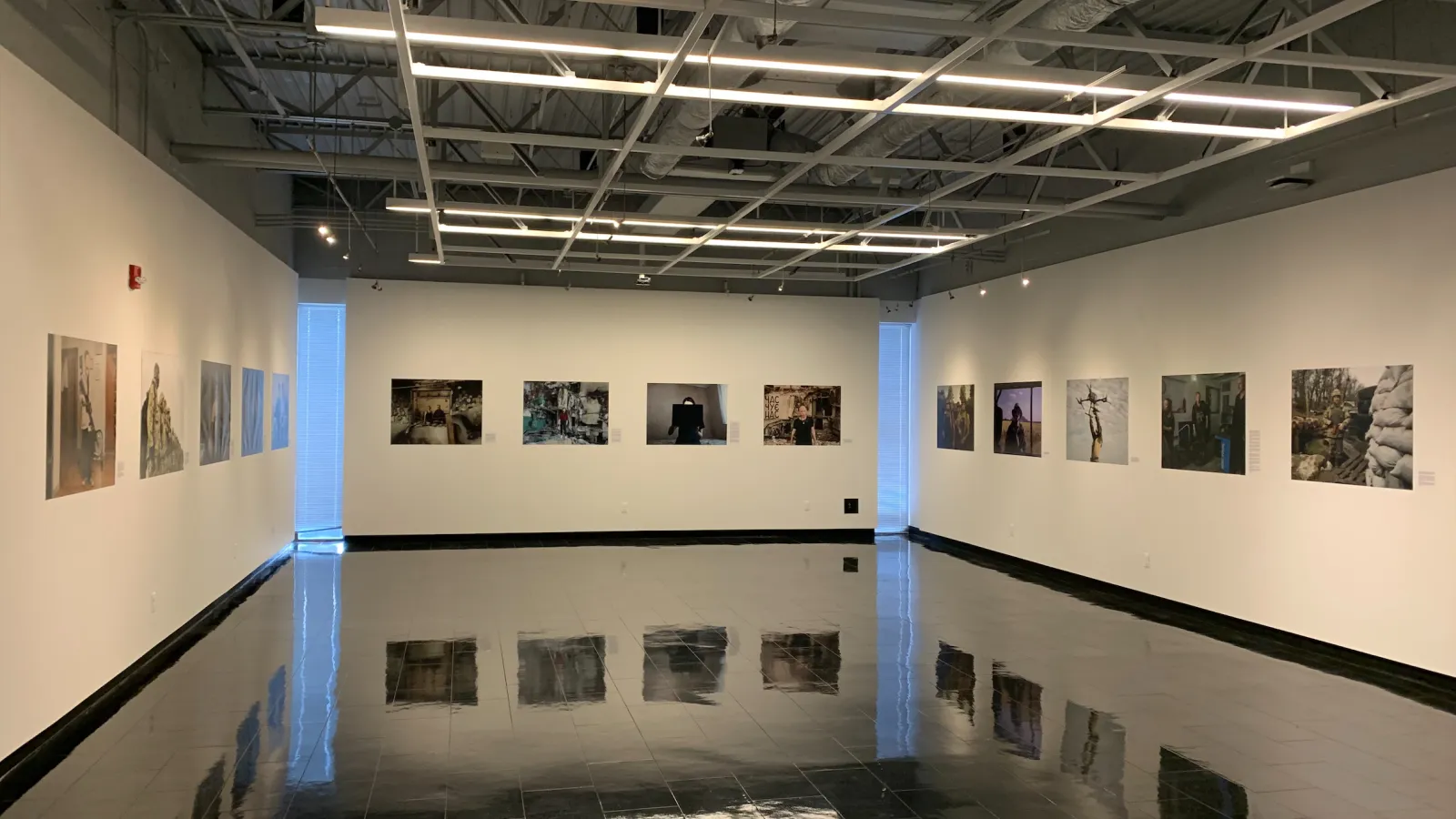 View of the Maslov exhibit at the Farmer Family Gallery.  
