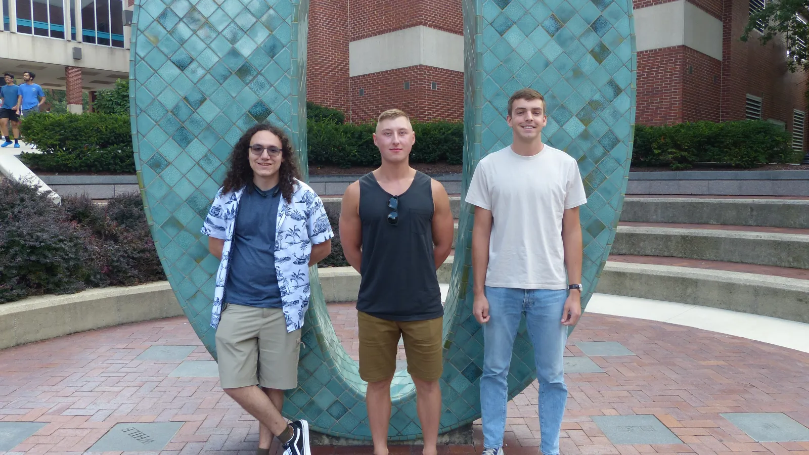 Left to right: Liam Martin, Alex Yavornitzky, and Luke Bendick