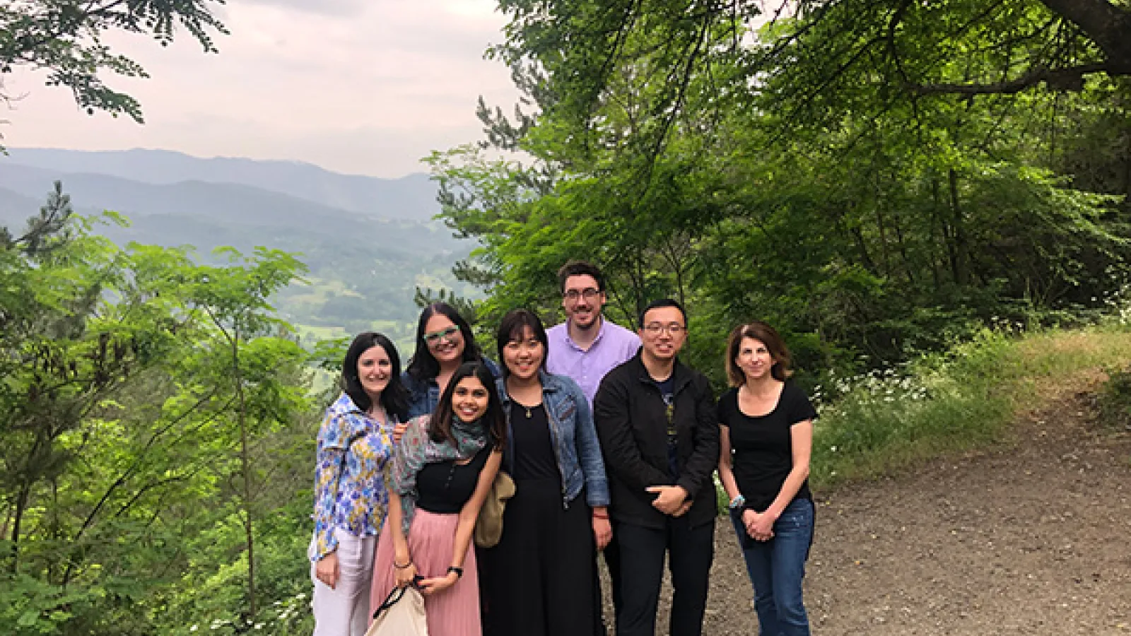 Ohio State students and faculty in Mokra Gora, Serbia