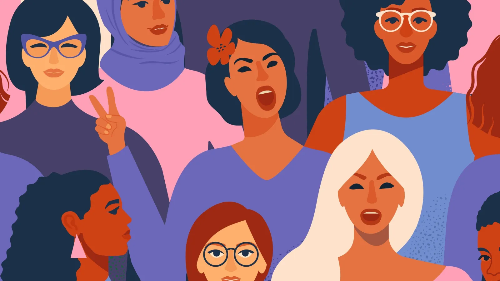 Graphic depicting women from different cultures