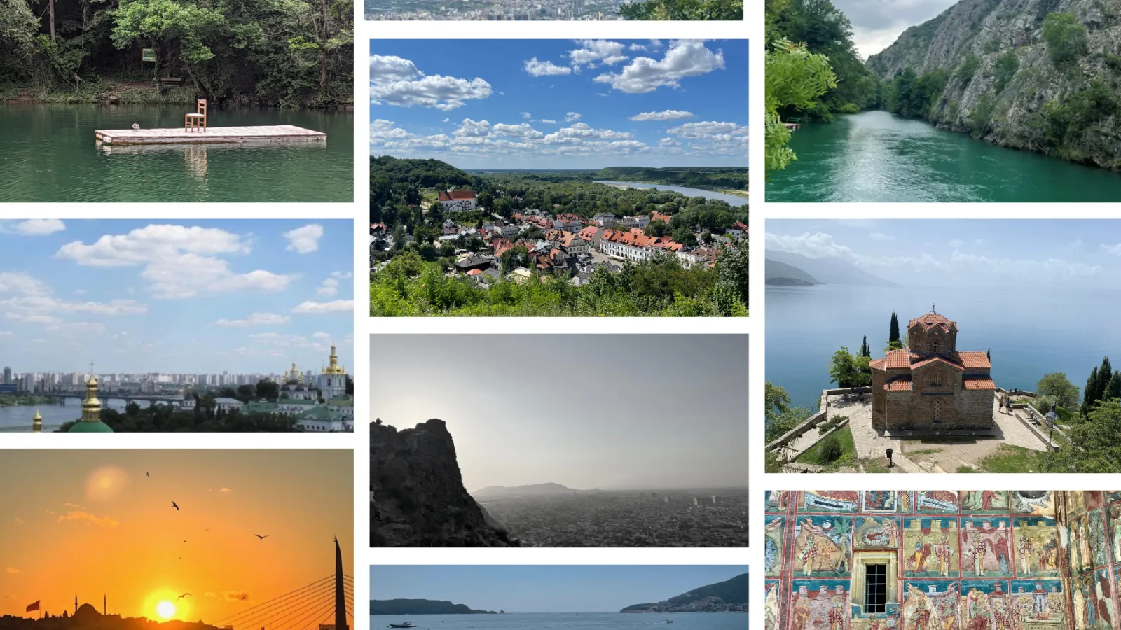 Graphic featuring entries for the 2024 CSEEES photo contest