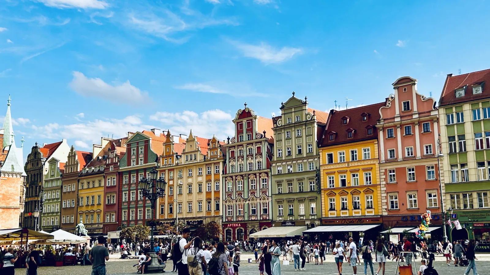 View of Old Town Wroclaw in Poland