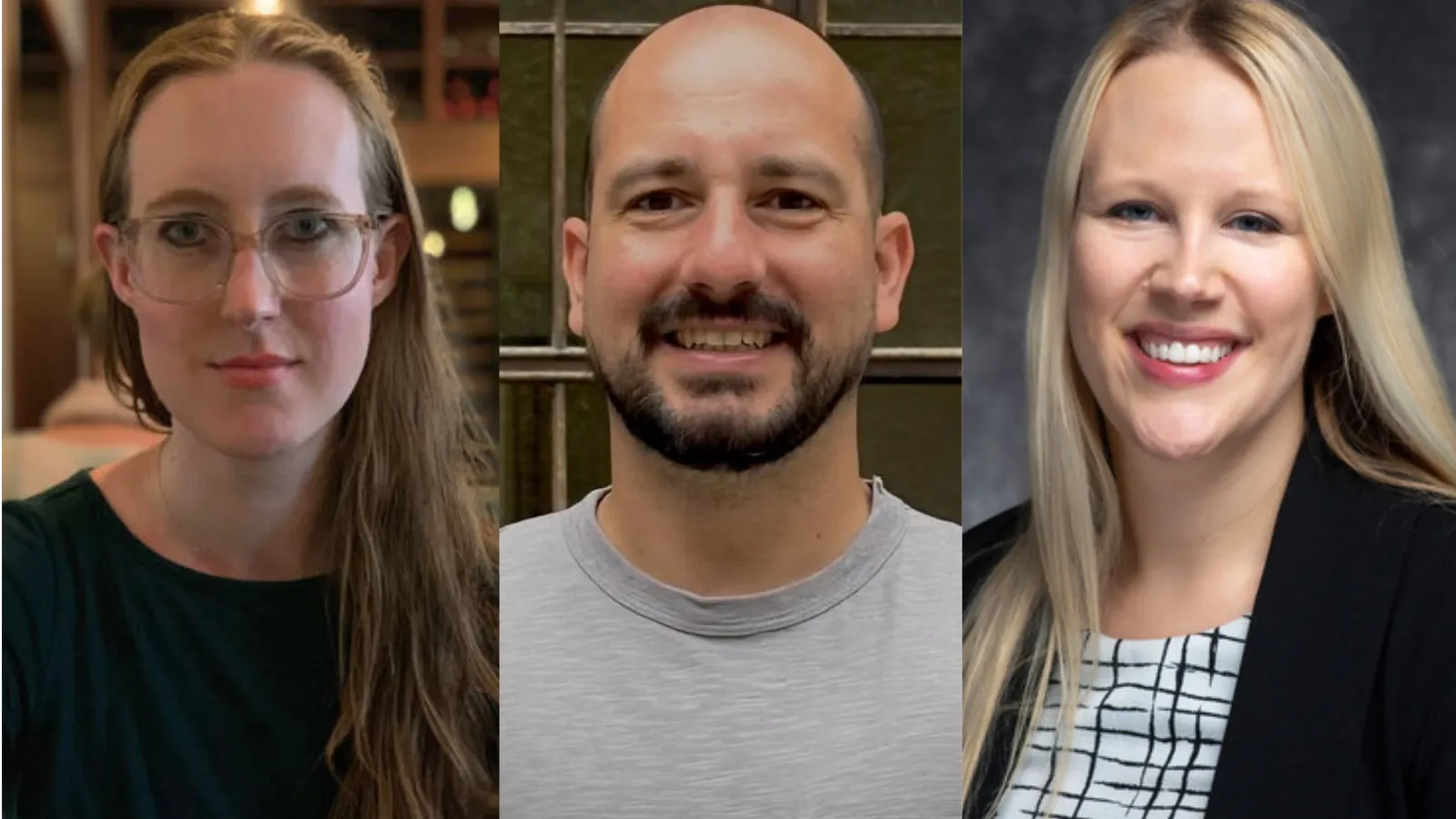 Left to right: Dr. Alisa Ballard Lin, Dr. Philip Gleissner, Dr. Hollie Nzitatira