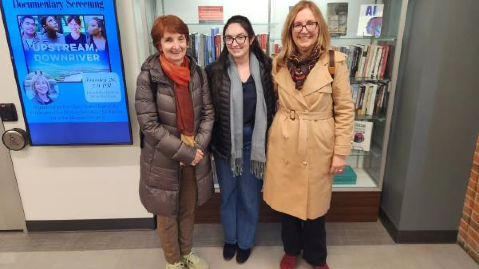 Devon Rancourt (Center) with her committee members Yana Hashamova and Theodora Dragostinova following her thesis defense