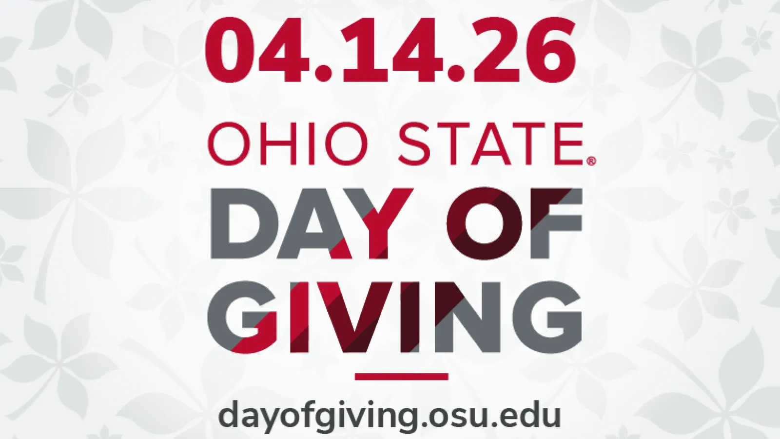 04.14.26 Ohio State Day of Giving dayofgiving.osu.edu