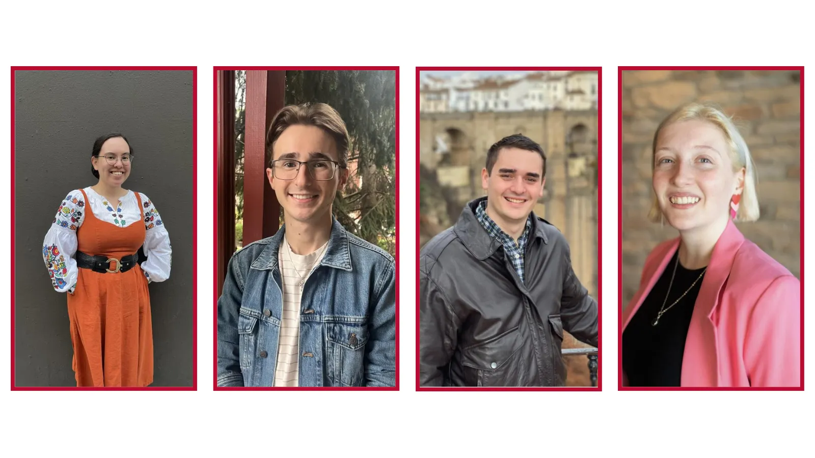 Portraits of Burger, McNeely, Scott and Tysinger