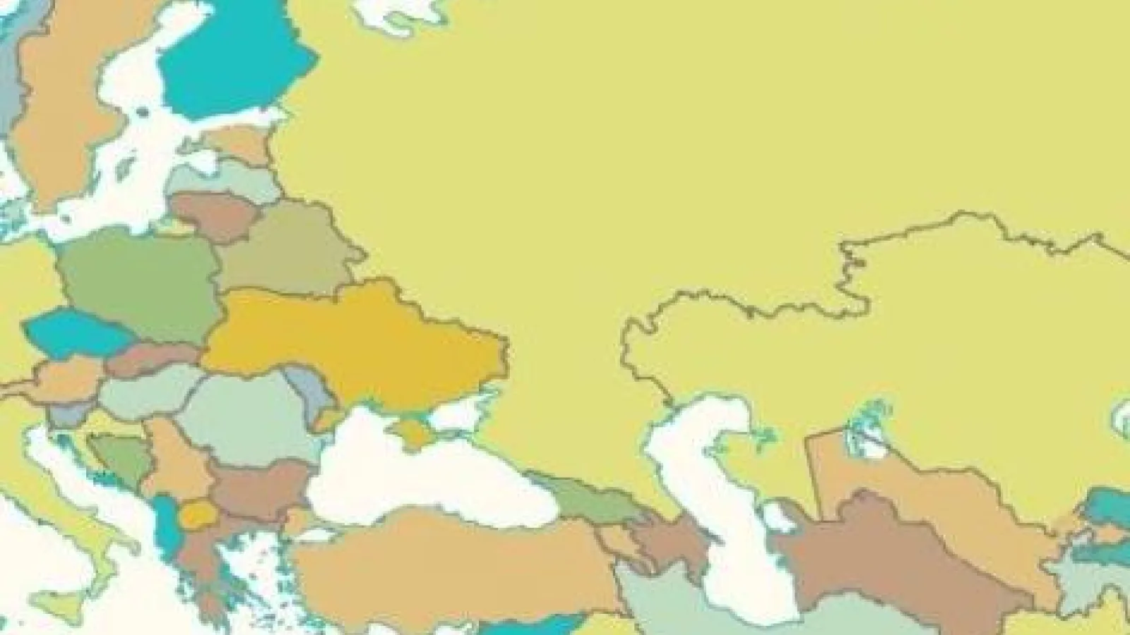 Map of Eastern Europe