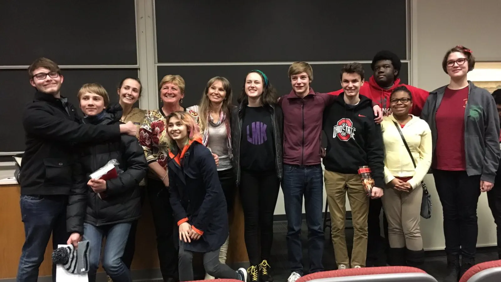 Walnut Hills High School Russian Olympiada Competitorswith Dr. Stepanova