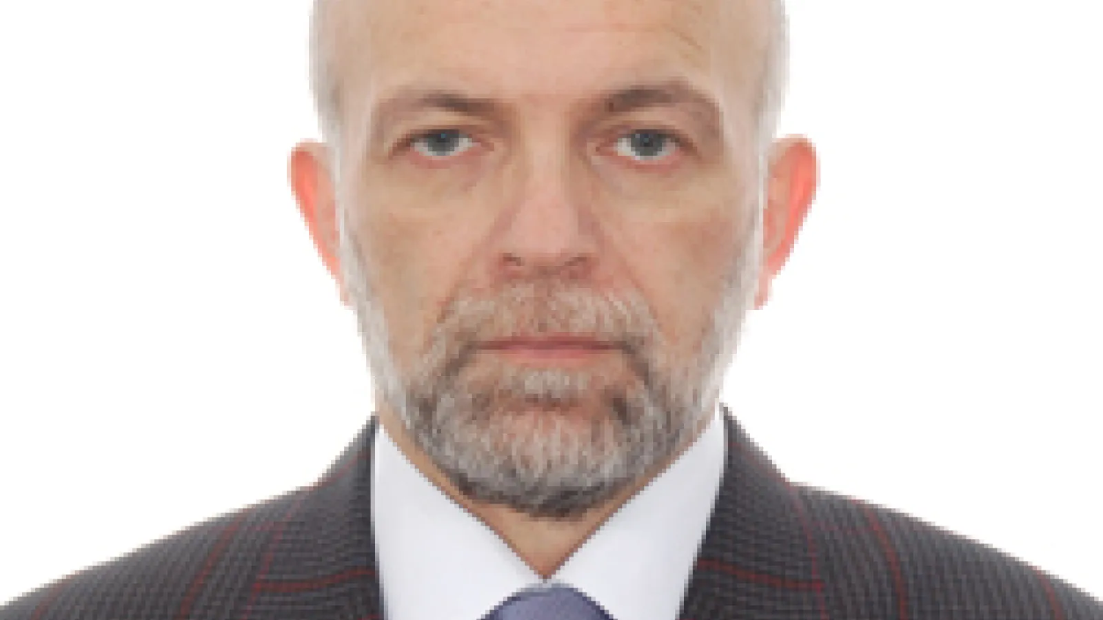 Head shot of man. 