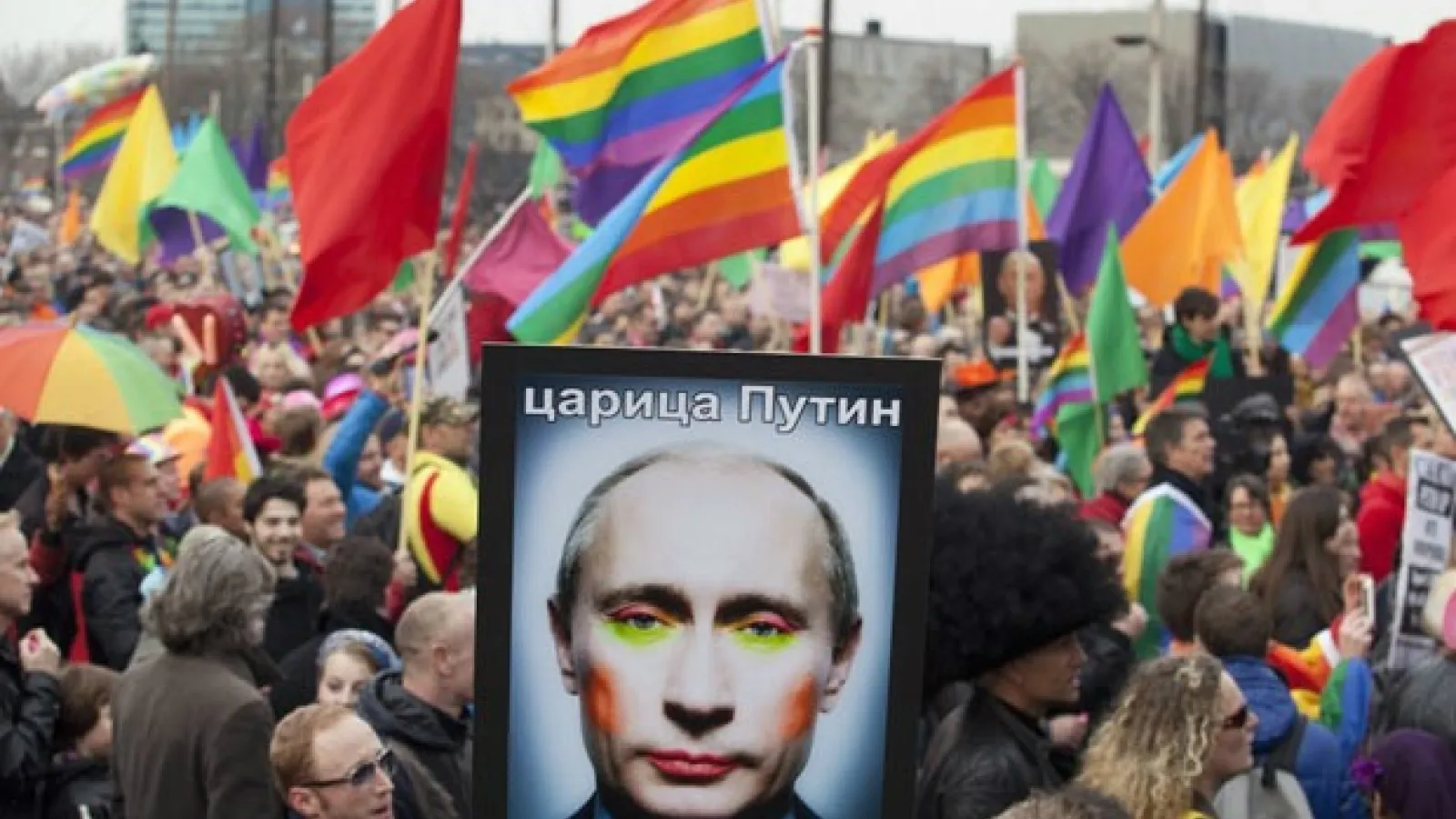 LGBT parade in Russia