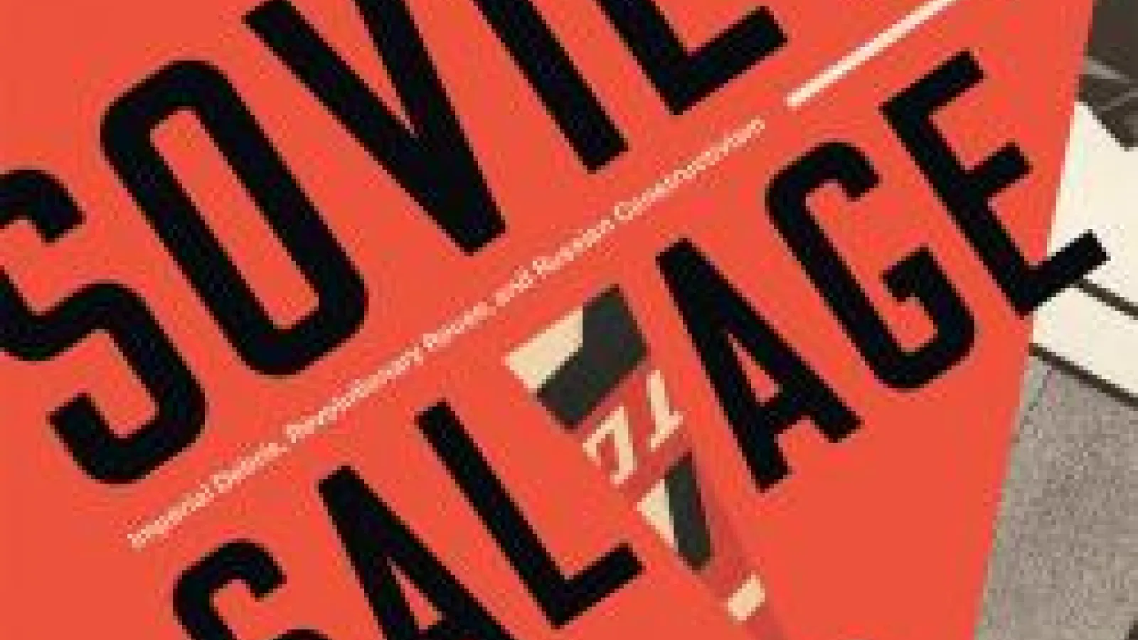 Soviet Salvage in large black letters on a red background 
