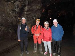 Inside Postojna Cave