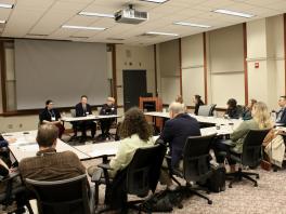 Attendees during the Careers Beyond Academia roundtable