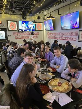 Students at the MWSC student mixer