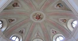 Ceiling of the chapel in the Škofja Loka castle Ceiling of the chapel in the Škofja Loka castle
