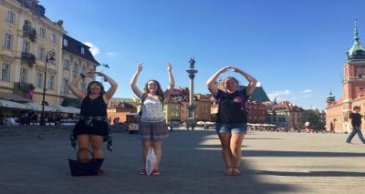 Students making the OHIO in Poland