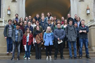 University Olympiada competitors at the College of Wooster