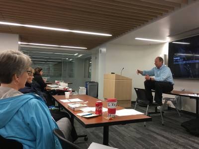 Dr. Steven Dawson discusses sports culture in the USA and Russia at the K12 Teacher Training