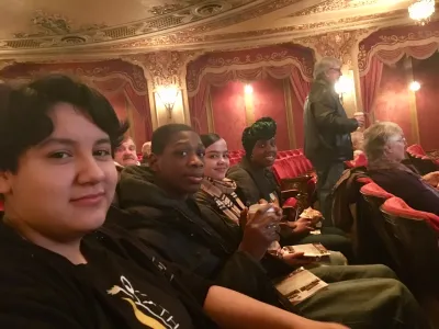 Columbus North International School students attend the Russian Winter Festival II at the Ohio Theatre