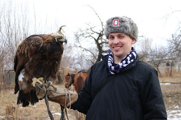 Will Bezbatchenko with falcon