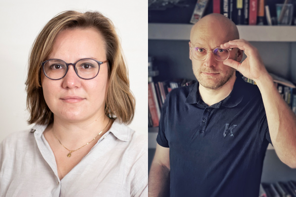 Portraits of Julia Keblinska and Wojciech Przylipiak