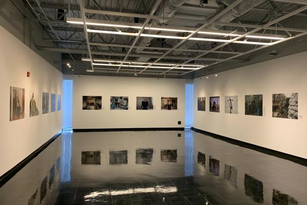 View of the Maslov exhibit at the Farmer Family Gallery.  