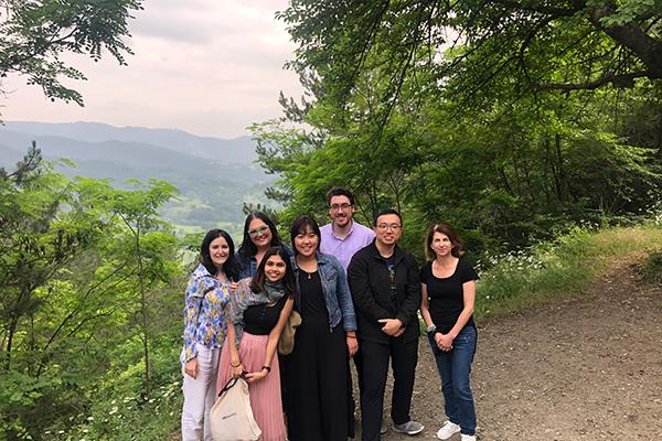 Ohio State students and faculty in Mokra Gora, Serbia