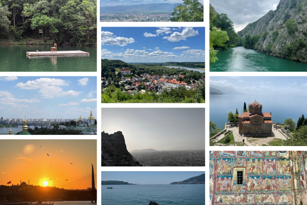 Graphic featuring entries for the 2024 CSEEES photo contest