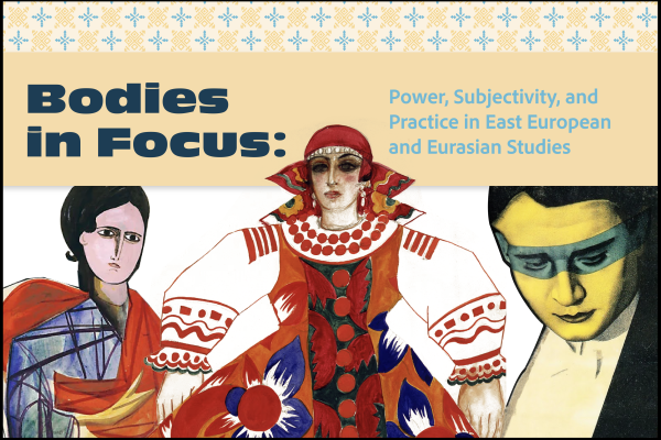 Bodies in Focus logo featuring art of people by different Slavic artists