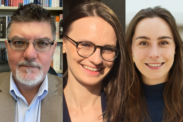 Left ot Right: Dr. George Gasyna, Dr. Katarzyna Granat, and Caroline Verduin