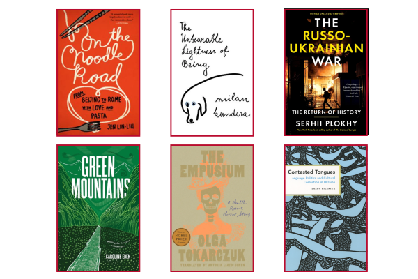 Images of the book covers of the works featured in this article