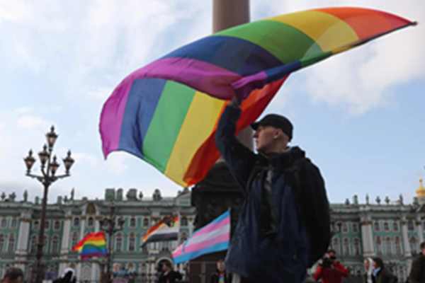 Pride Protest in Russia