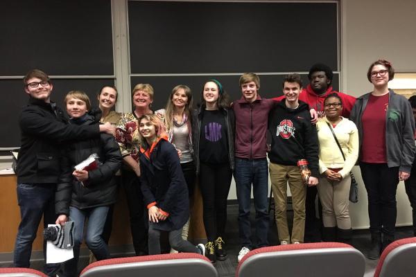 Walnut Hills High School Russian Olympiada Competitors with Dr. Stepanova Walnut Hills High School Russian Olympiada Competitorswith Dr. Stepanova