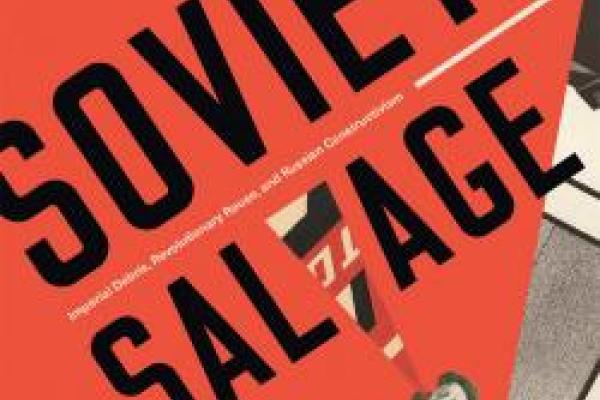 Cover of Soviet Salvage Soviet Salvage in large black letters on a red background