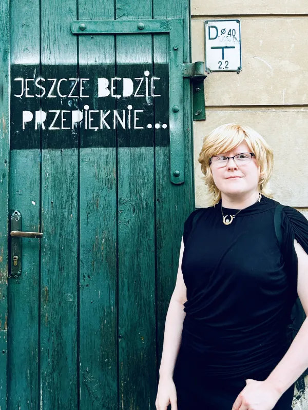 Alicia Baca in Kazimierz (Kraków, Poland)