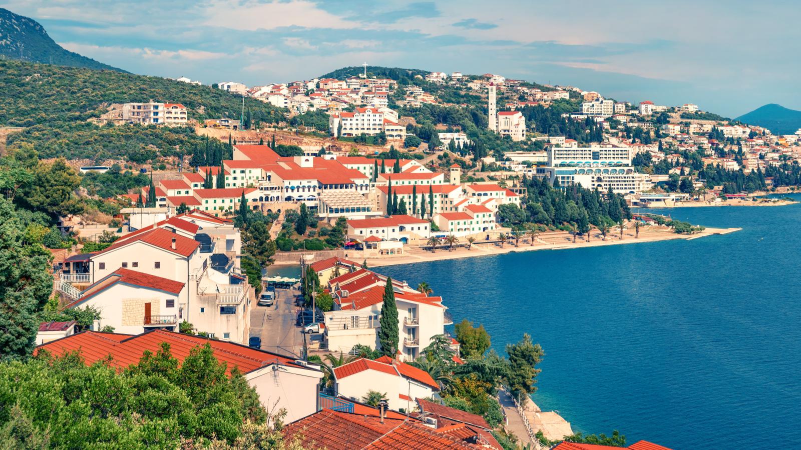 View of Neum, Bosnia and Herzegovina 