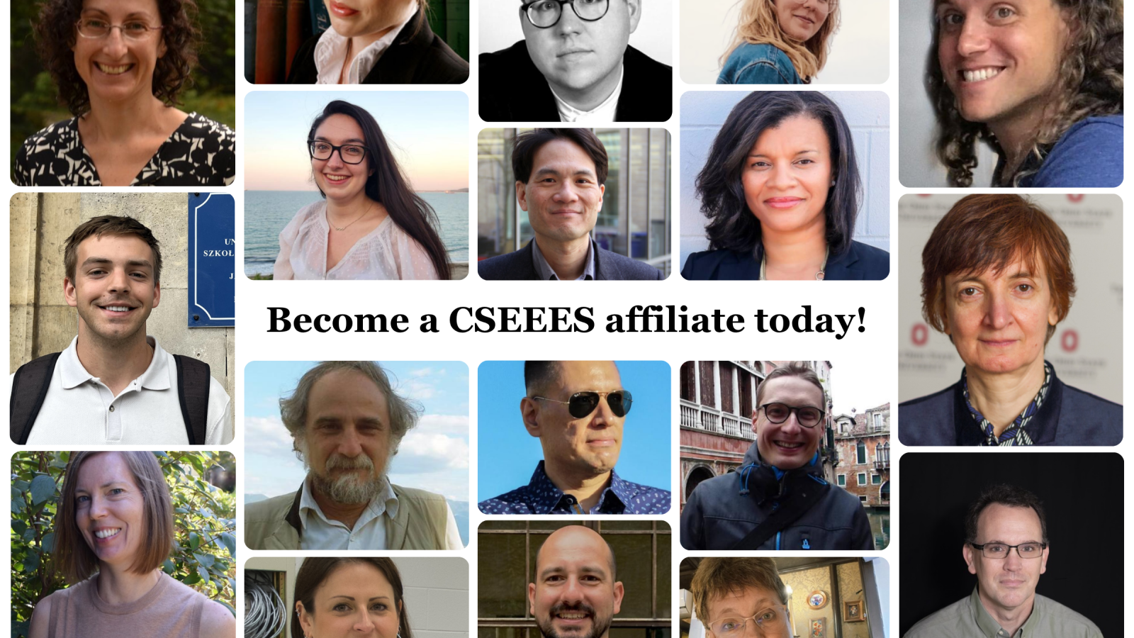 Collage of CSEEES affiliates