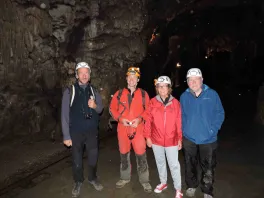 Inside Postojna Cave