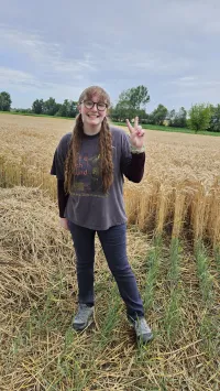 Amelia Webster in Giecz, Poland